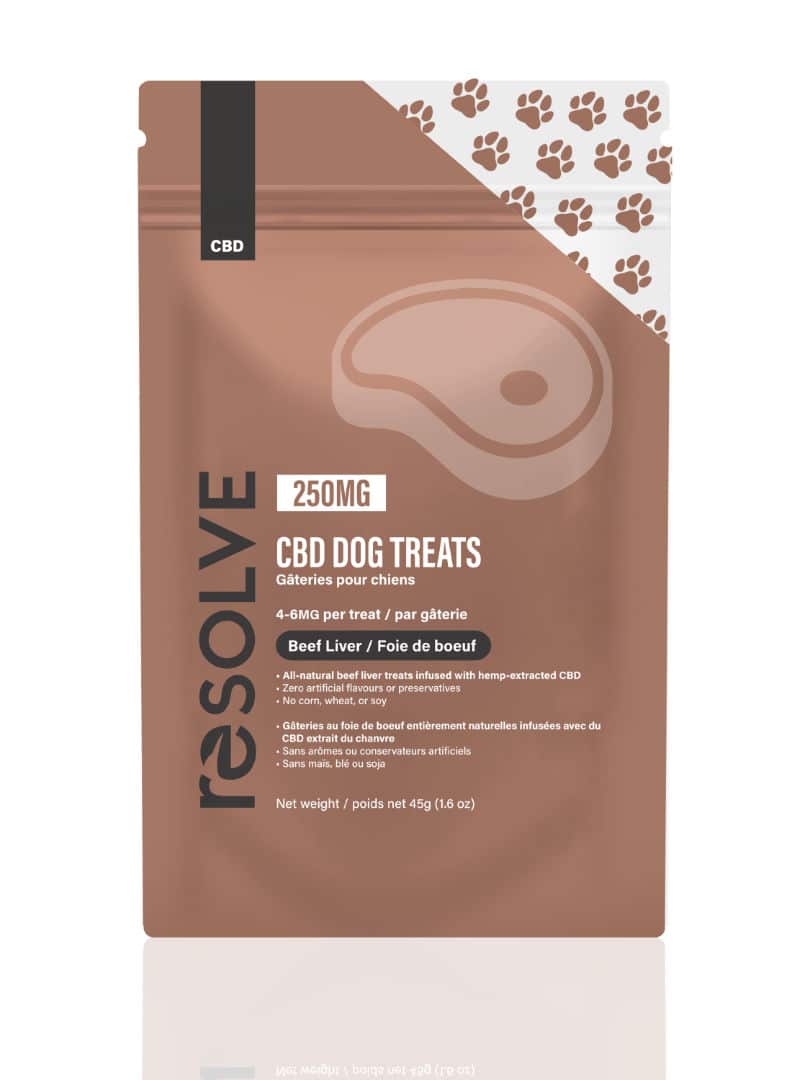resolveCBD Beef Liver dog and cat treats